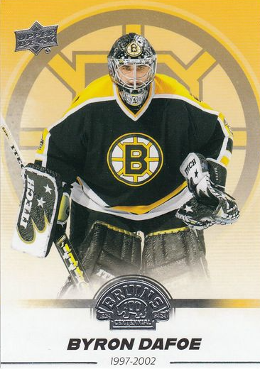 řadová karta BYRON DAFOE 23-24 UD Boston Bruins Centennial číslo 12